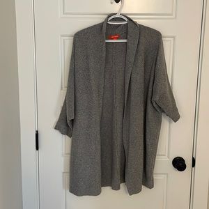 3/$30 - Long line open front sweater